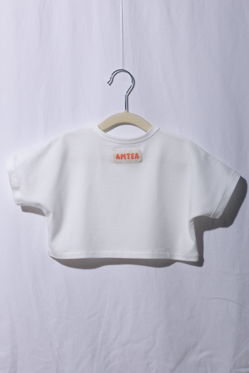 T-shirt Amtea crop | Maglietta in Cotone a scatolina
