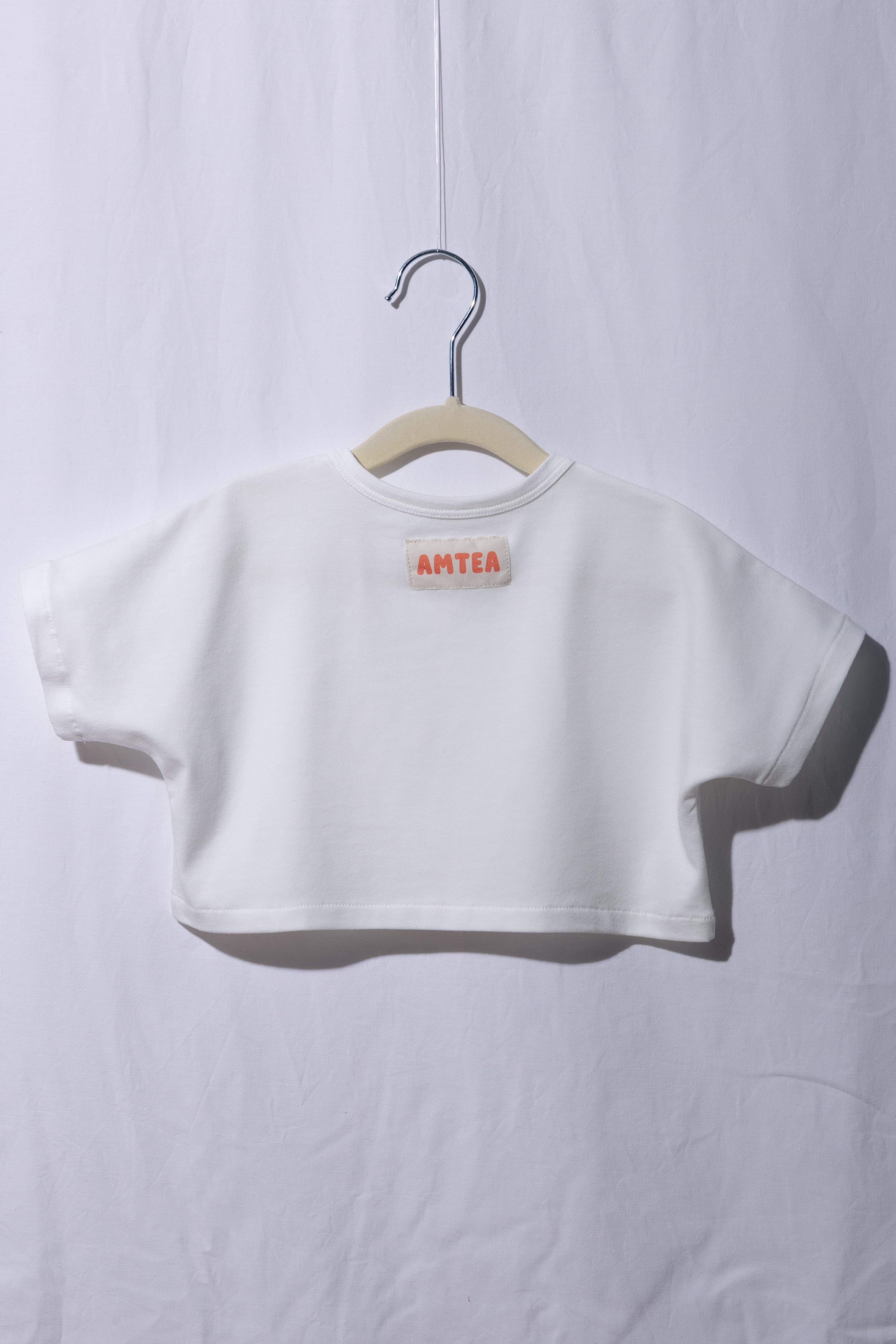 T-shirt Amtea crop | Maglietta in Cotone a scatolina