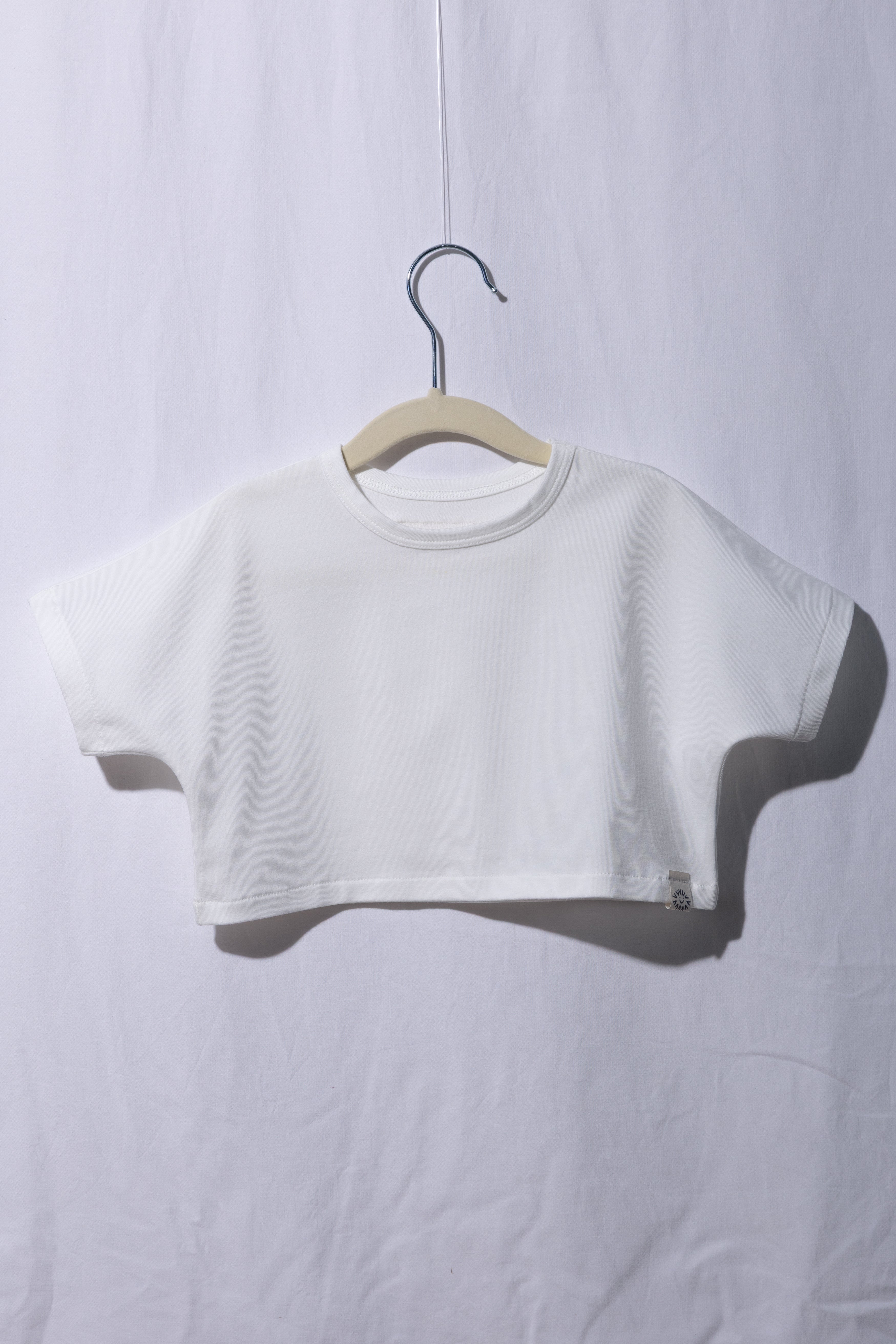 T-shirt Amtea crop | Maglietta in Cotone a scatolina