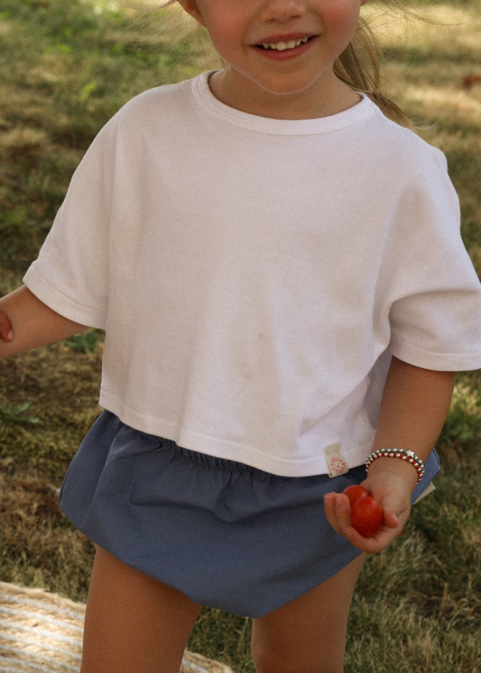 T-shirt Amtea crop | Maglietta in Cotone a scatolina