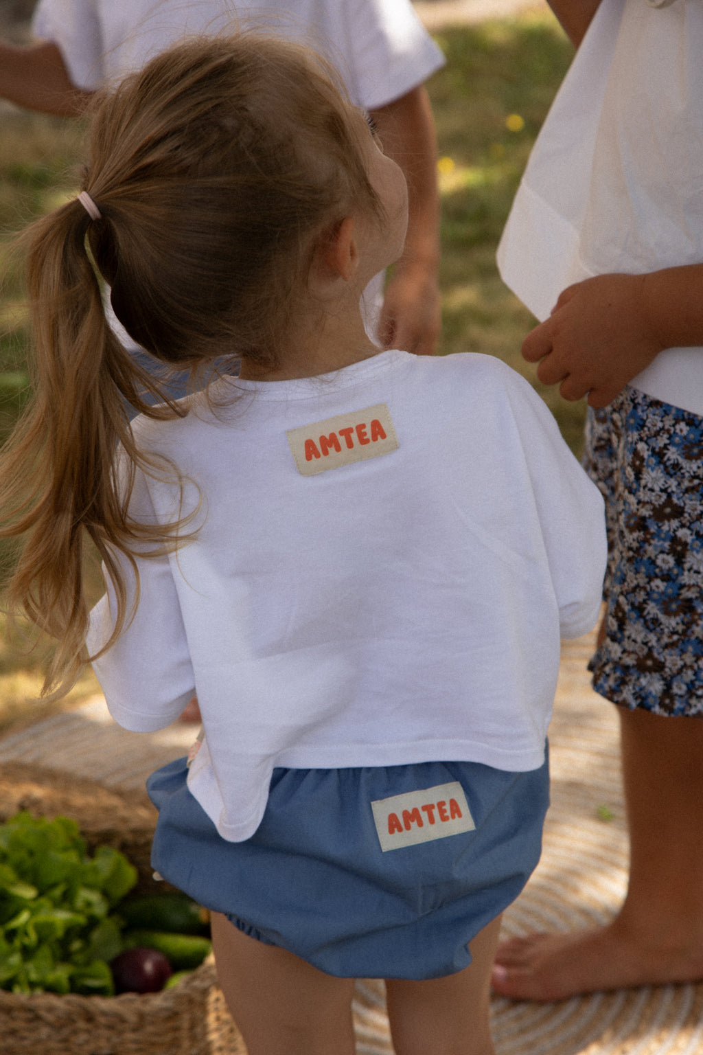 T-shirt Amtea crop | Maglietta in Cotone a scatolina