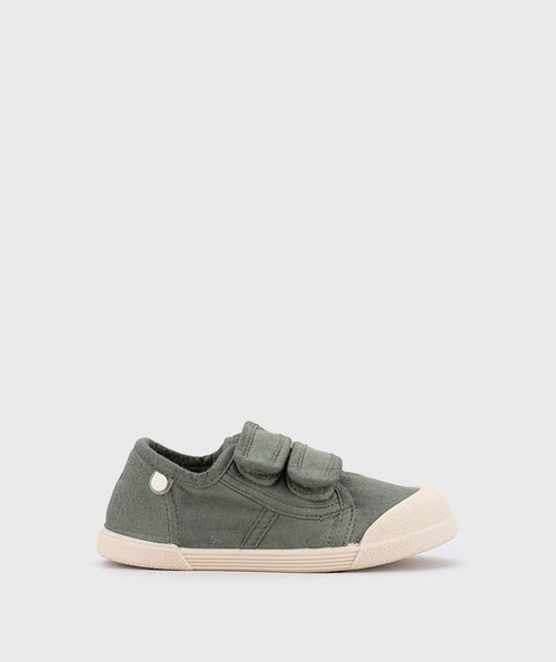 Igor sneaker con strappo bambino kaki lato