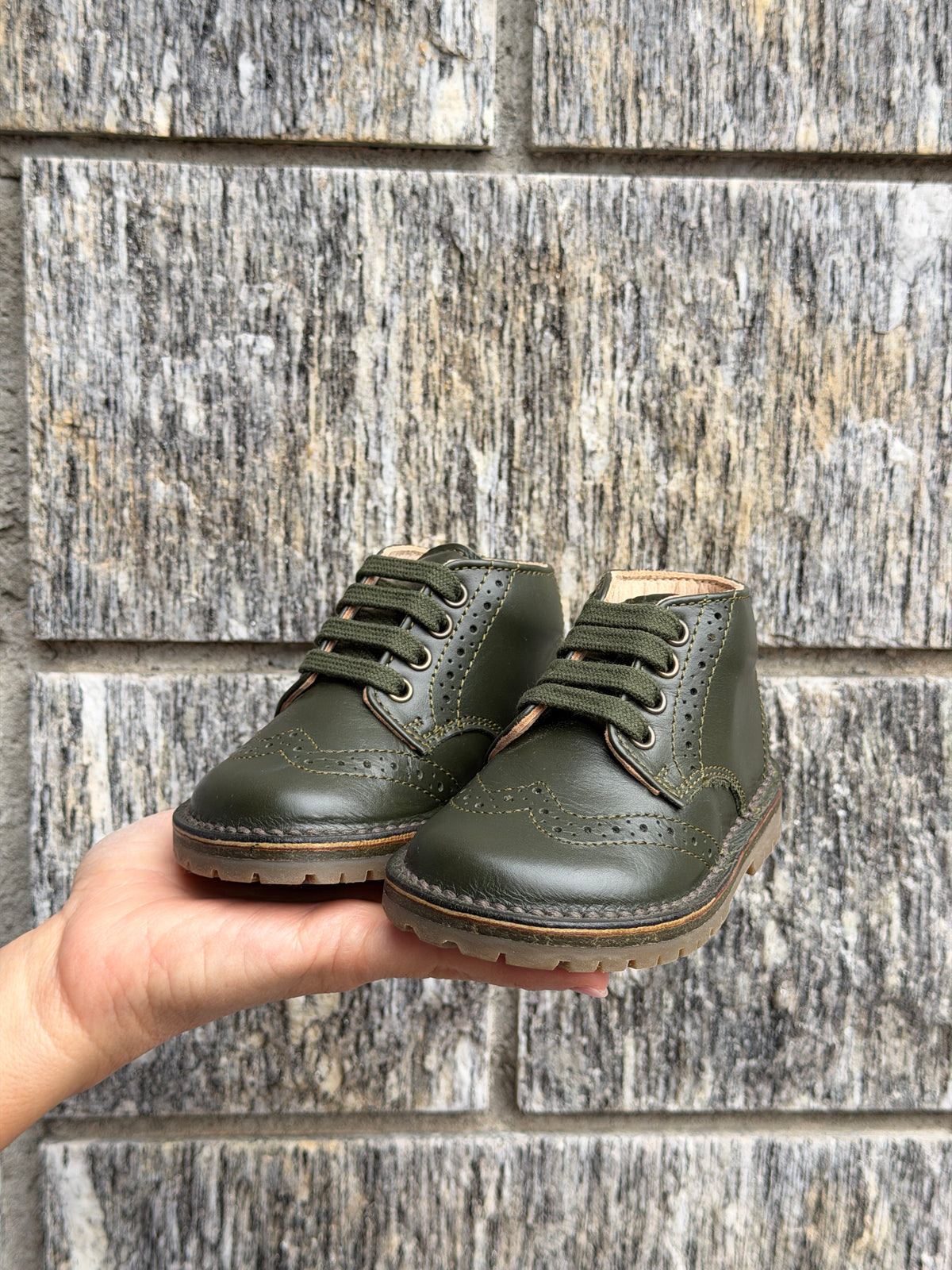 Scarpa Stringata per Bambini modello Inglesina Verdone / Blu