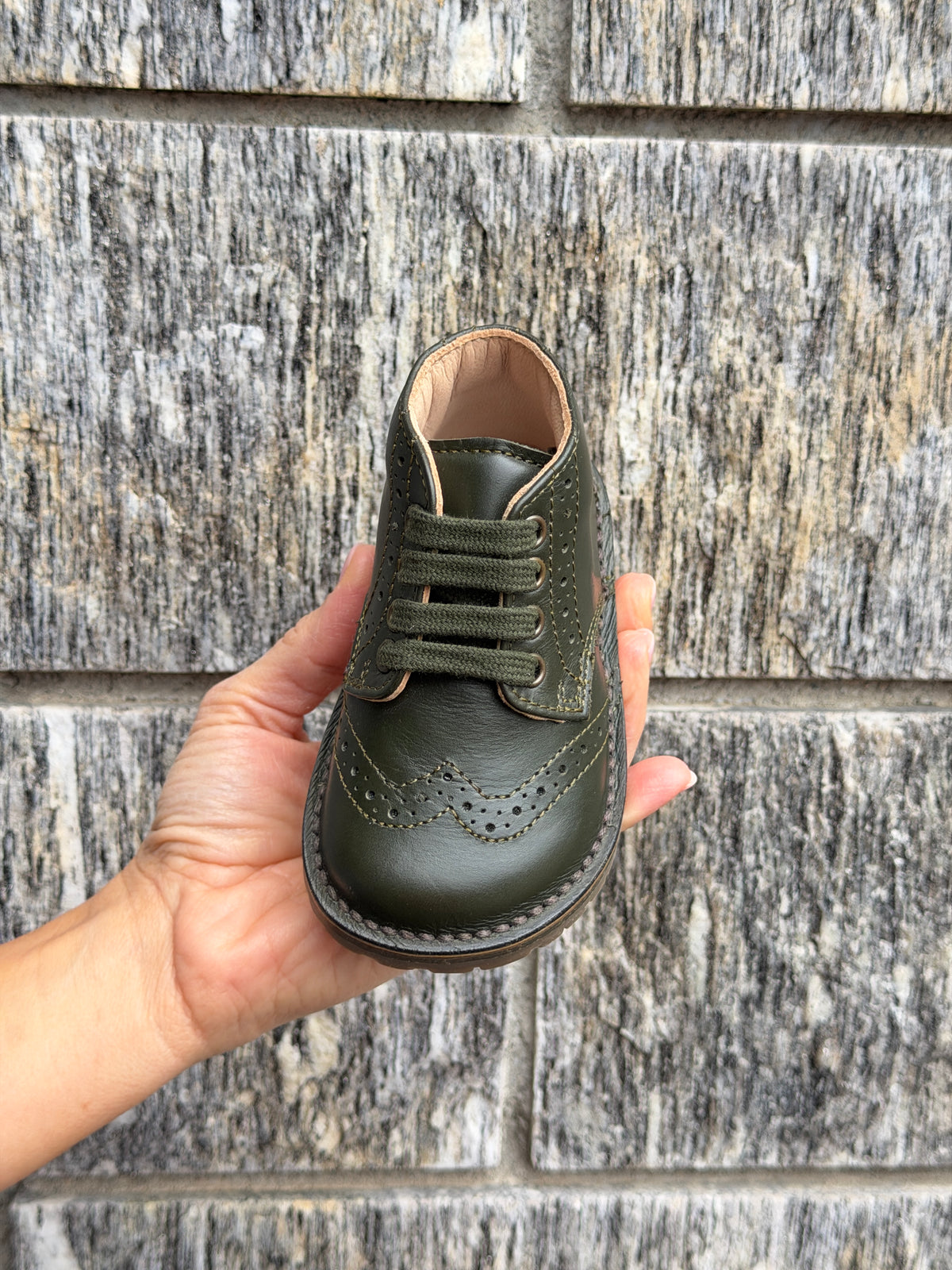 Scarpa Stringata per Bambini modello Inglesina Verdone / Blu