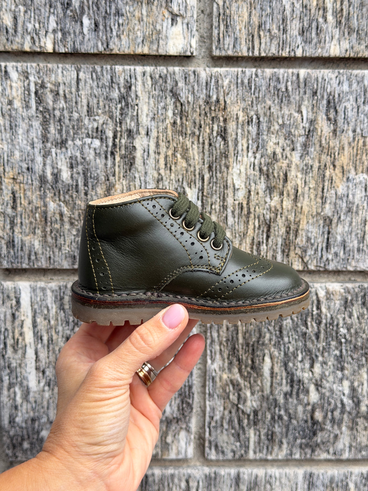Scarpa Stringata per Bambini modello Inglesina Verdone / Blu