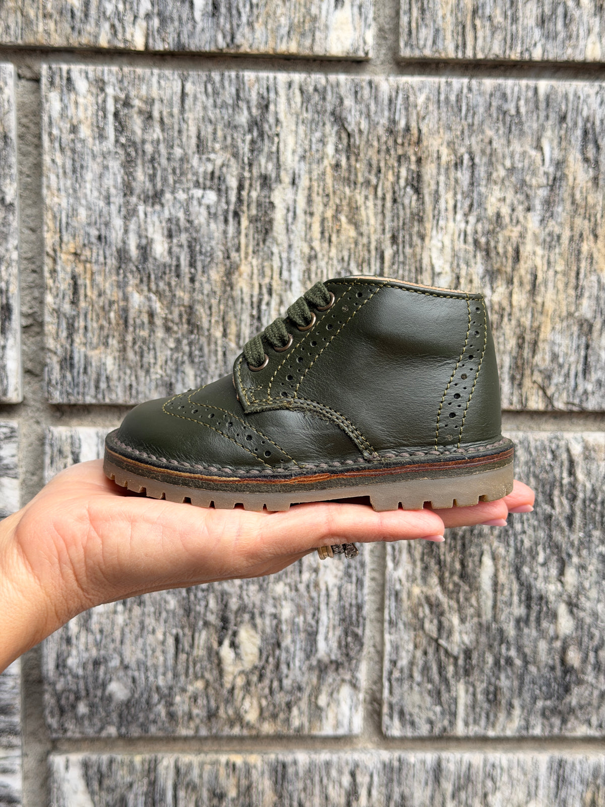Scarpa Stringata per Bambini modello Inglesina Verdone / Blu