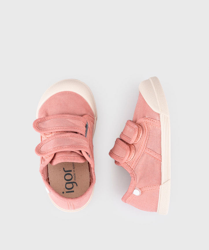 Igor Scarpe in Tela Lona V Barefoot Rosa alto