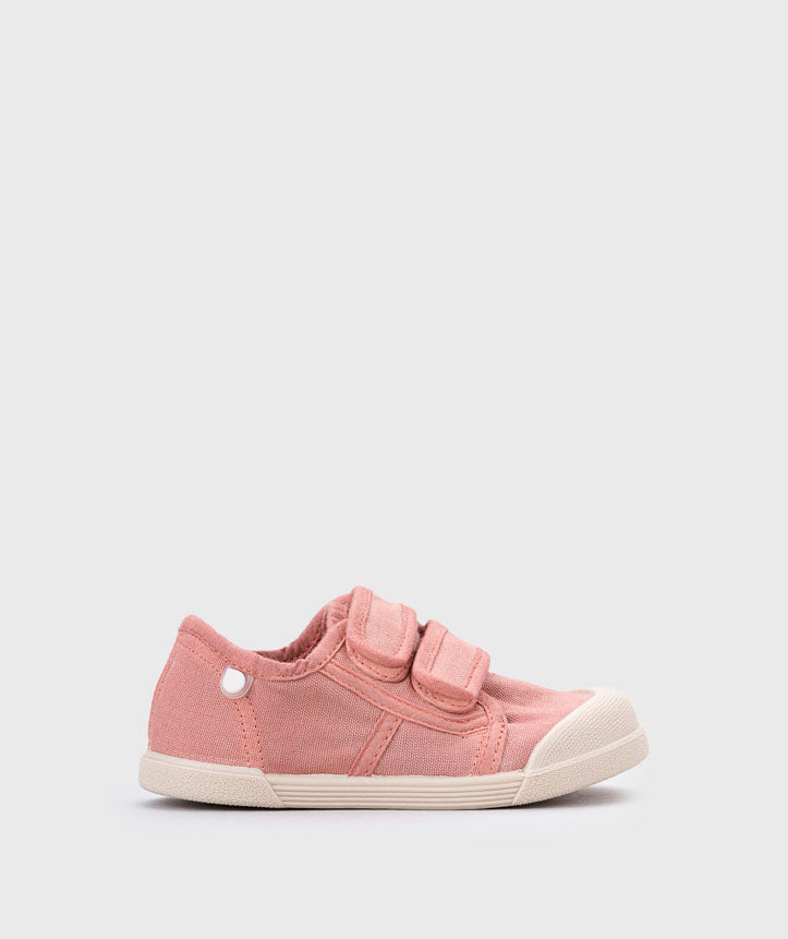Igor Scarpe in Tela Lona V Barefoot Rosa doppio strappo lato