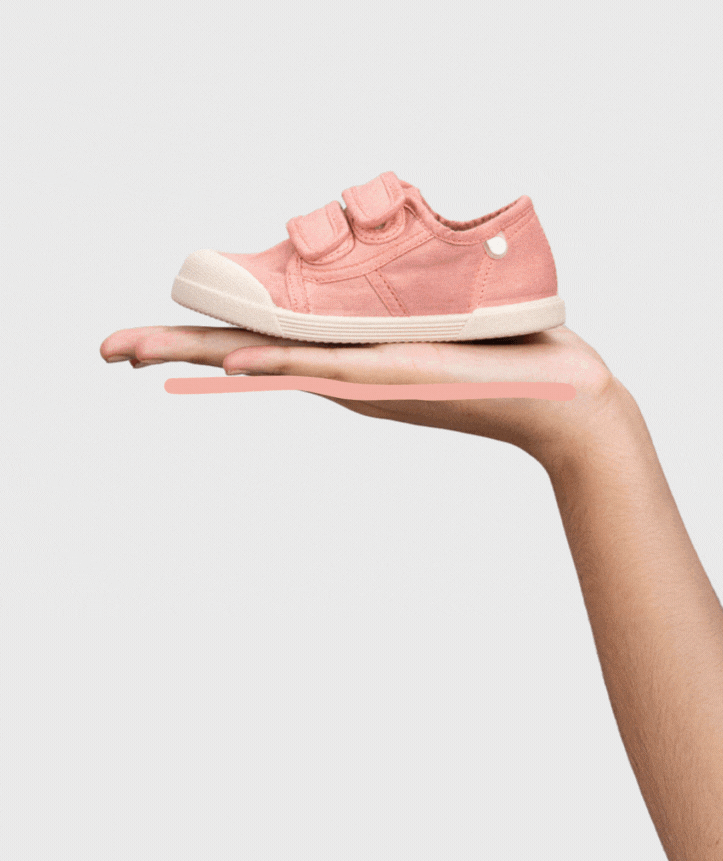 Igor Scarpe in Tela Lona V Barefoot Rosa suola flessibile