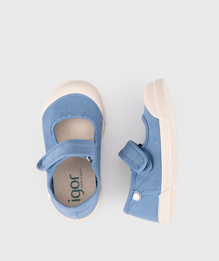 Igor Lona Mercedes Denim: Ballerina Barefoot in Tela