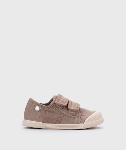 Scarpe barefoot Igor Lona V in tela marrone cacao