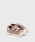 Scarpe barefoot Igor Lona V in tela marrone cacao.